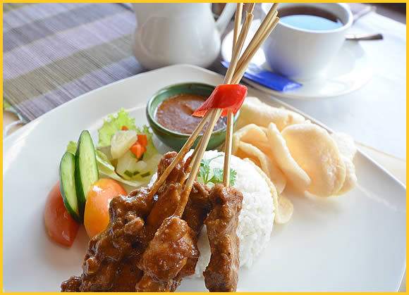 sate of Indonesian food